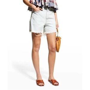 🇺🇸 THE GREAT 🇺🇸 EASY CUTOFF Whitewashed Denim Sz 25